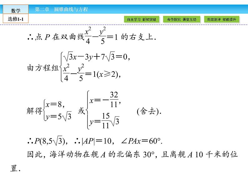 （人教版）高中数学选修1-1课件：第2章 圆锥曲线与方程2.2.2.206