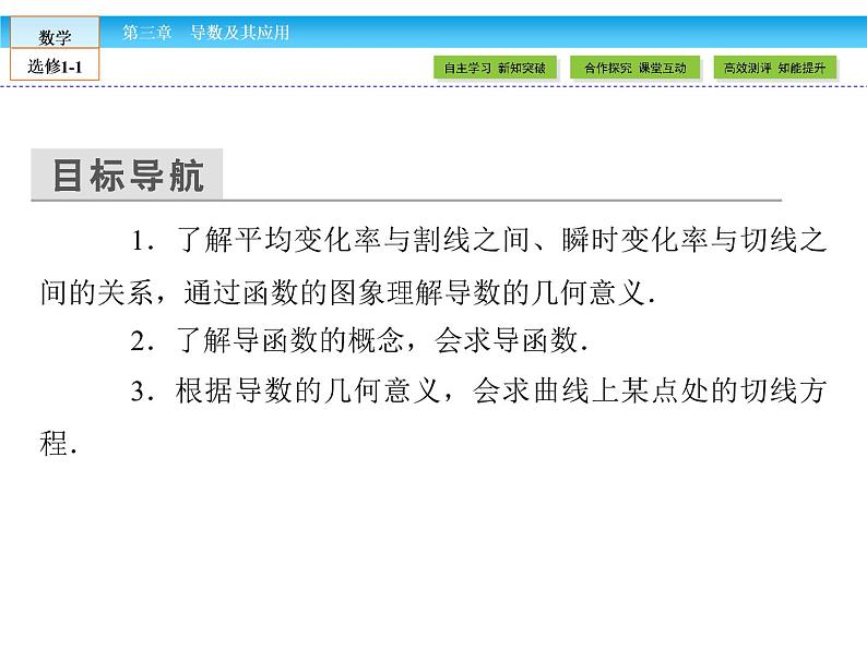 （人教版）高中数学选修1-1课件：第3章 导数及其应用3.1.303