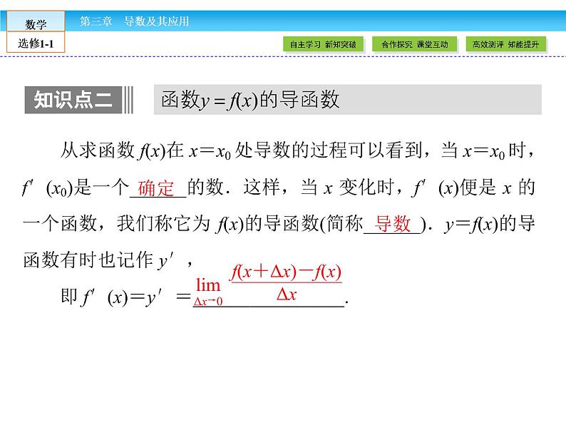（人教版）高中数学选修1-1课件：第3章 导数及其应用3.1.307
