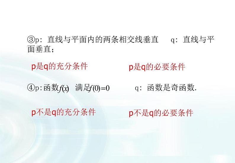 高中数学人教A版选修1-1课件：1.2.2《充要条件》08
