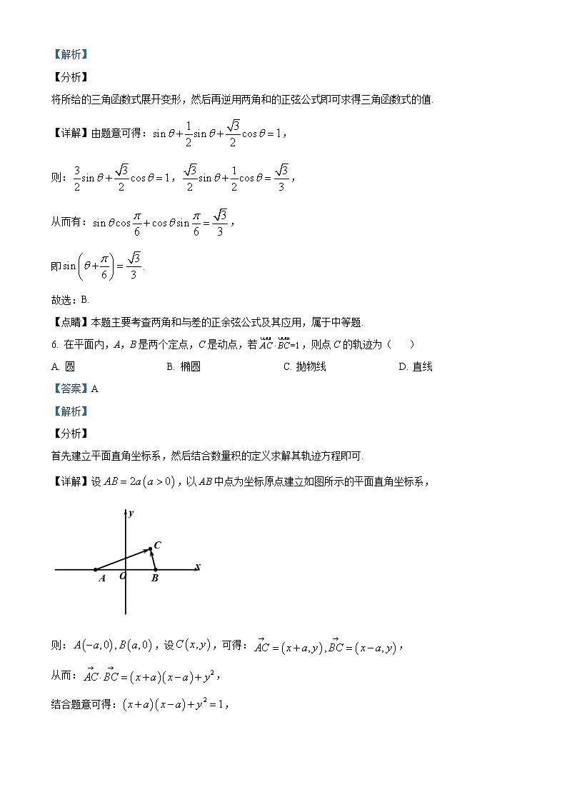 2020年高考数学试卷（文科）（新课标3）精编答试卷及答案解析03