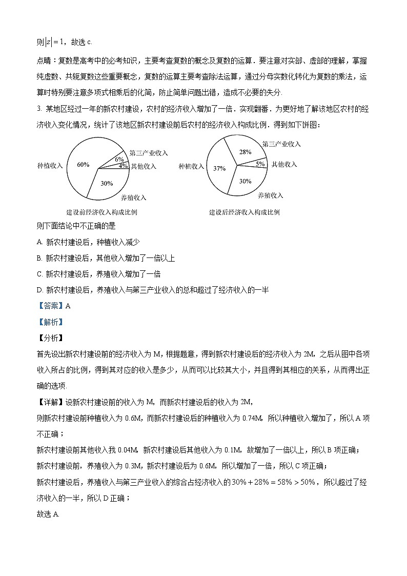 2018年高考文科数学（新课标I卷）精编试卷答案解析02