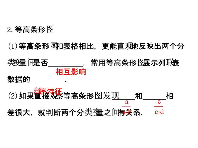 高中数学人教版选修1-2同课异构教学课件：1.2 独立性检验的基本思想及其初步应用 精讲优练课型05