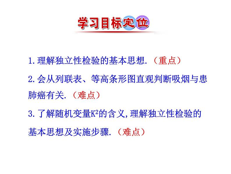 高中数学人教版选修1-2同课异构教学课件：1.2 独立性检验的基本思想及其初步应用 情境互动课型04