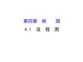 高中数学人教版选修1-2同课异构教学课件：4.1 流程图 精讲优练课型