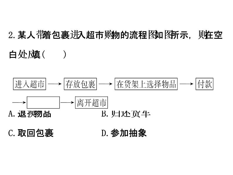 高中数学人教版选修1-2同课异构教学课件：4.1 流程图 精讲优练课型05