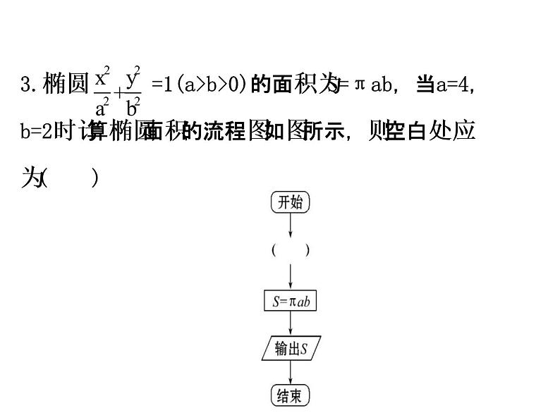 高中数学人教版选修1-2同课异构教学课件：4.1 流程图 精讲优练课型07