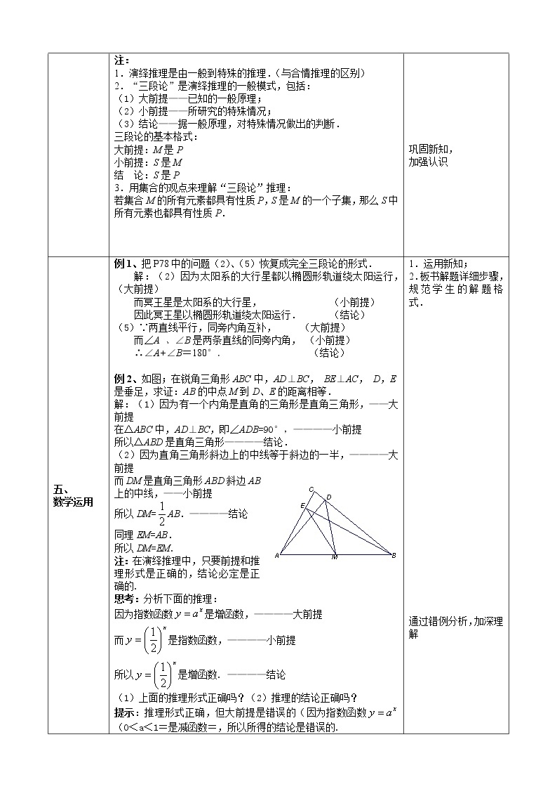 2.1　合情推理与演绎推理（三） 教案02