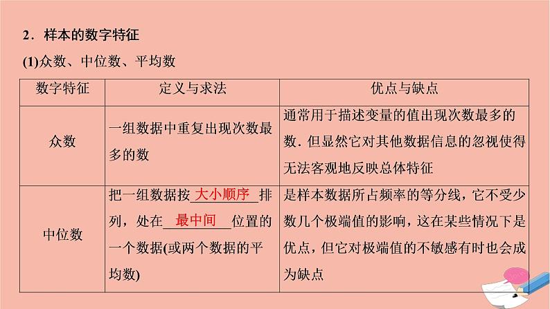2021届高考数学一轮复习第九章概率统计与统计案例第六节统计图表用样本估计总体课件文北师大版20210219128第5页