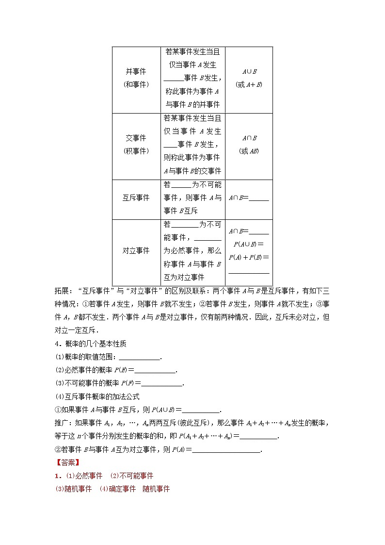 人教版必修高一数学第五章《概率》（含解析） 试卷02