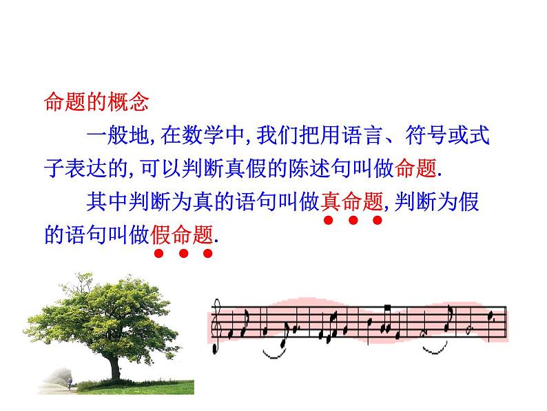 高二数学人教A版选修2-1课件：1.1.1 命题（共26张ppt）07