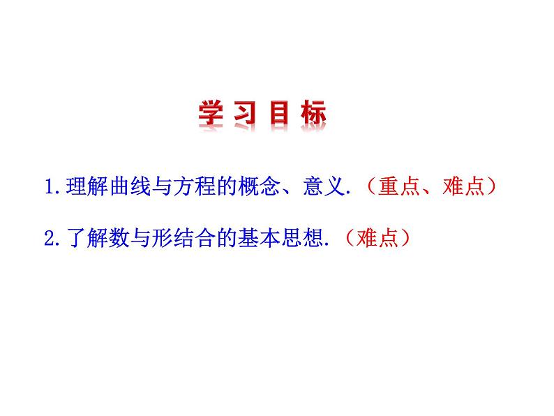 高二数学人教A版选修2-1课件：2.1.1 曲线与方程（共20张ppt）03