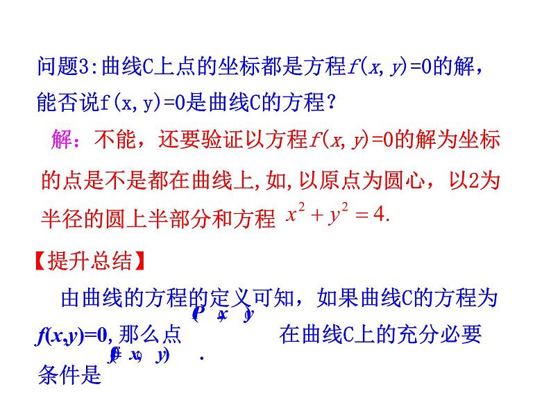 高二数学人教A版选修2-1课件：2.1.1 曲线与方程（共20张ppt）08