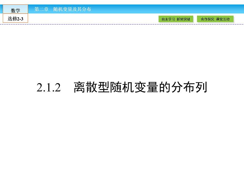 （人教版）高中数学选修2-3课件：2.1.201