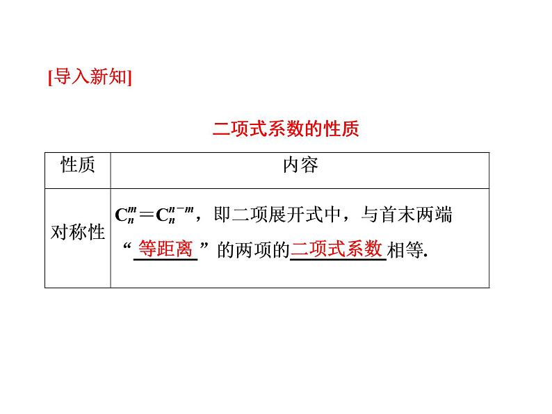 人教A版数学选修2-3全册课件：第一章 1.3 1.3.2 “杨辉三角”与二项式系数的性质06