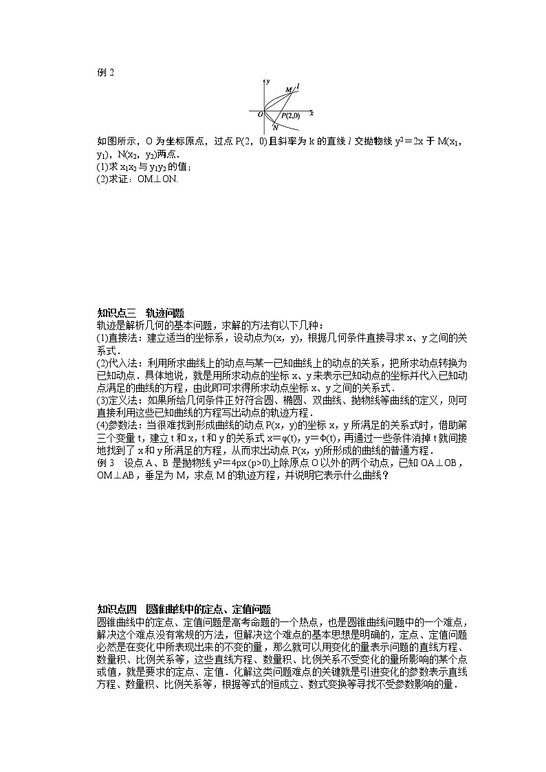 高中数学（人教版A版选修2-1）配套课时作业：第二章　圆锥曲线与方程  章末总结 Word版含答案 练习02