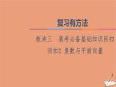 2021高考数学二轮复习板块3高考必备基础知识回扣回扣2复数与平面向量课件理(1)