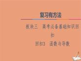 2021高考数学二轮复习板块3高考必备基础知识回扣回扣3函数与导数课件(1)