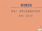 山东专用2021新高考数学二轮复习板块3高考必备基础知识回扣回扣6立体几何课件(1)