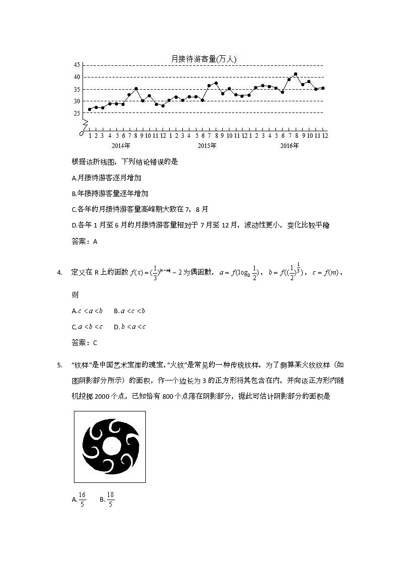 河南省郑州市2020届高三上学期第一次质量预测数学（理）试题 Word版含答案02
