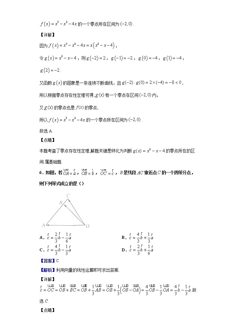 2020届吉林省重点高中高三上学期第二次月考数学（理）试题（解析版）03