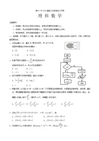 2020届宁夏银川一中高三第五次月考数学（理）试题