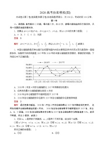 2020全国新高考培优高考仿真模拟（四）文科数学（解析版）