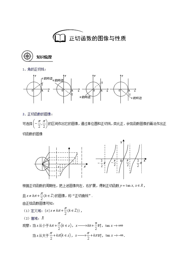 数学沪教版高一下册第六章正切函数图像及其性质教案第2页