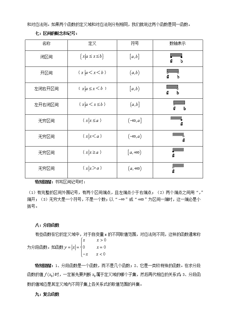 北师版高中数学（教案）必修一第3讲：函数的相关概念与映射（教师版）03
