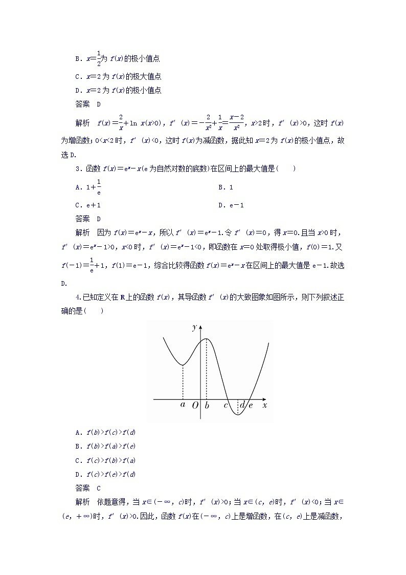 2018年高考考点完全题数学（理）考点通关练习题 第二章　函数、导数及其应用 15 word版含答案第2页