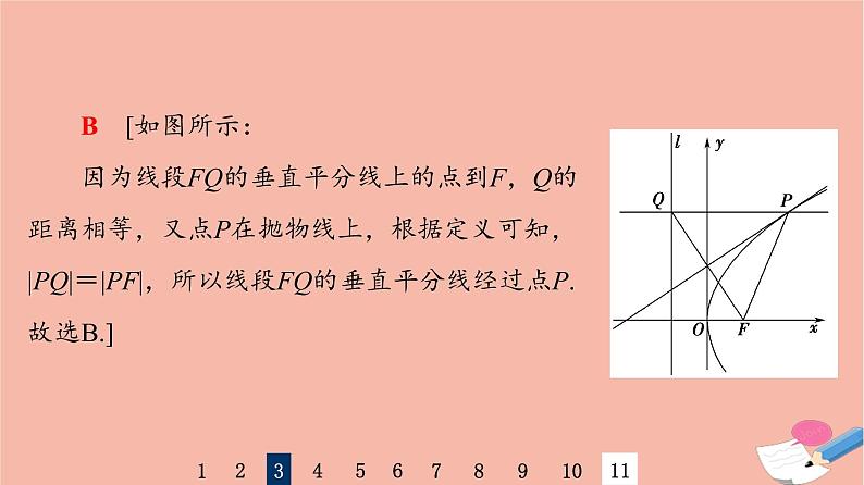 2022版高考数学一轮复习课后限时集训54抛物线课件07