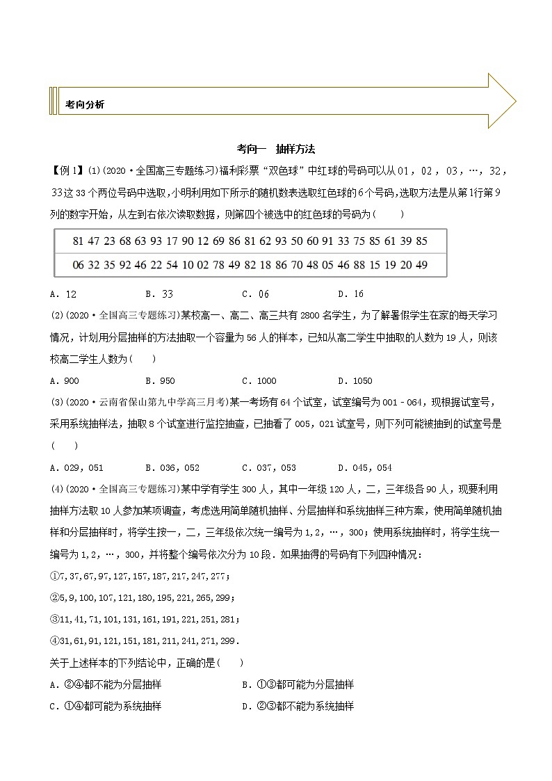 2021年高考艺术生数学基础复习 考点17 特征数及抽样方法（教师版含解析）第3页