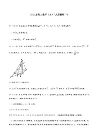 2021届高三文科数学《大题精练》 (8)