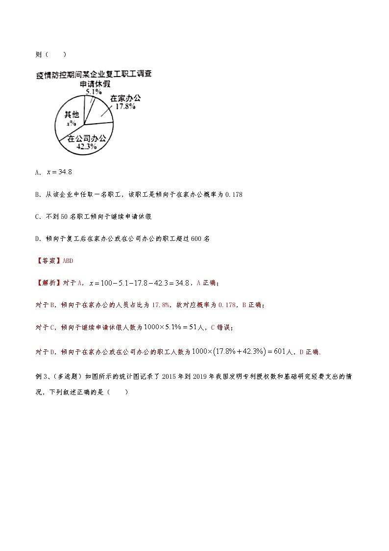 新高考数学复习专题52 由图表进行数据的分析与处理（解析版）第2页