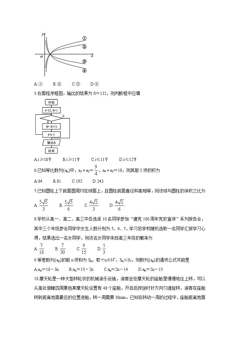 吉林省长春市2021届高三质量检测（四）+数学（理）+答案解析02