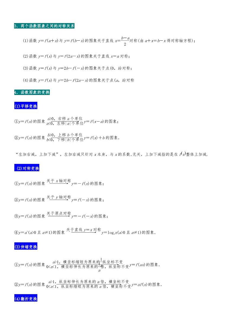 高考数学二轮复习专题01  函数的图像(解析版)02