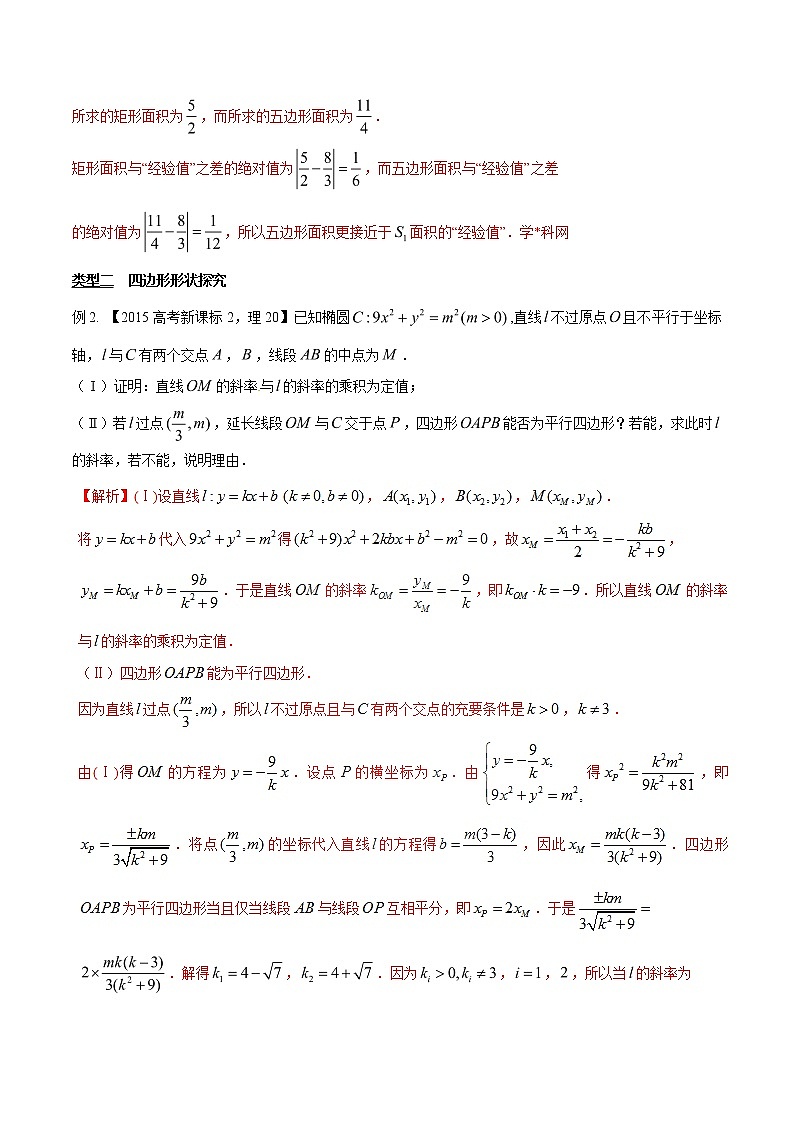 专题3.14 探究图形之性质，代数运算是利器-2020届高考数学压轴题讲义(解答题)（解析版）02