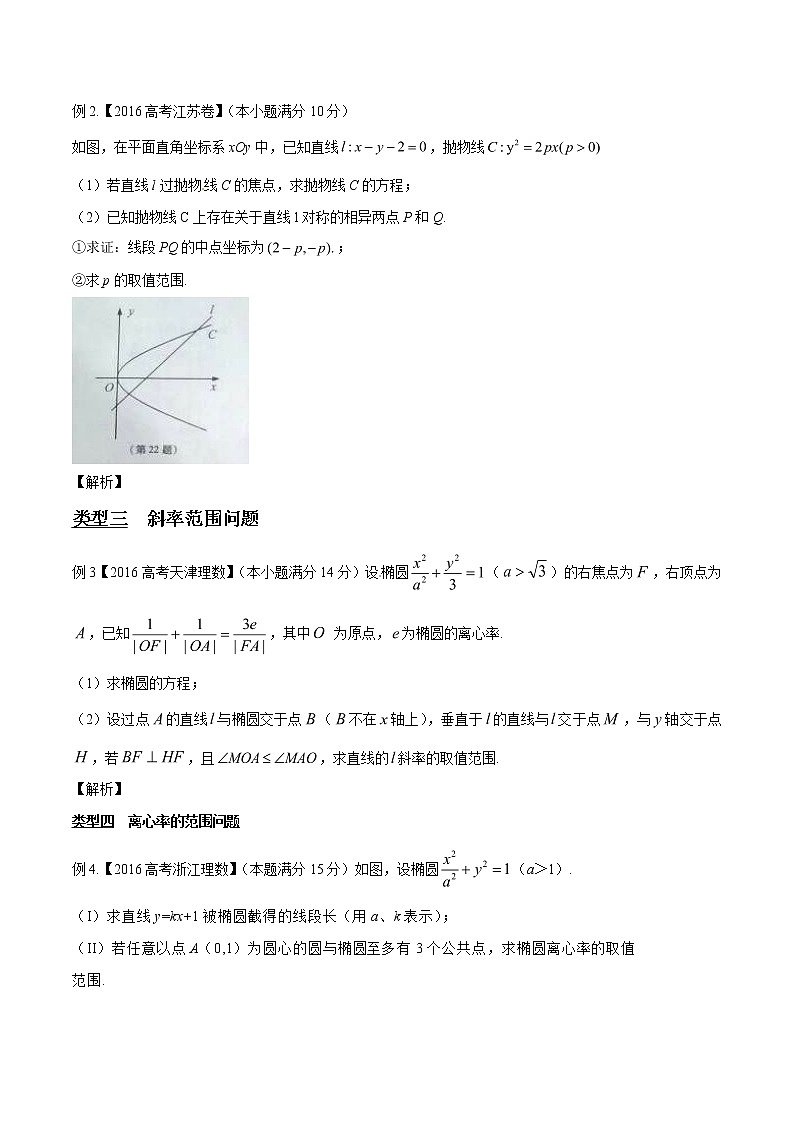 专题3.5 参数范围与最值，不等建解不宜迟-2020届高考数学压轴题讲义(解答题)（原卷版）02