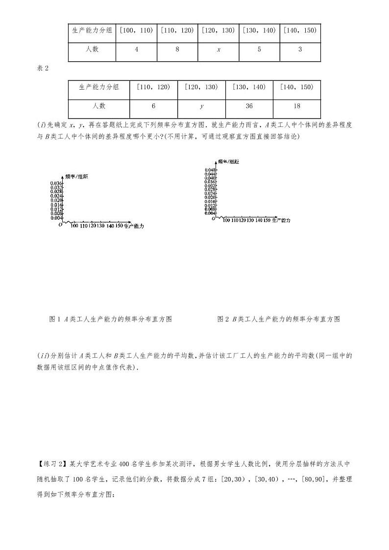 2021高考数学二轮复习专题27 统计图表的应用（学生版）03