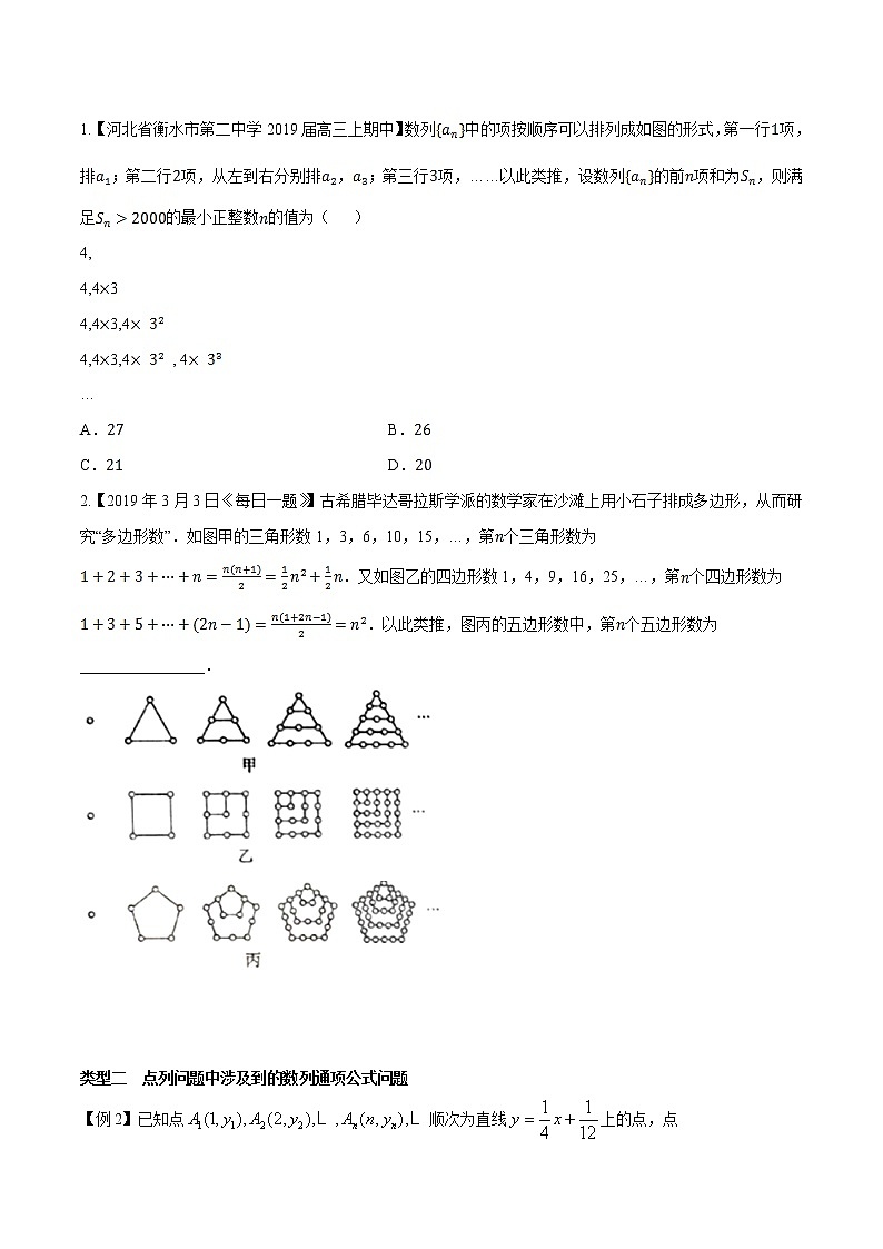 专题3.1 复杂数列的通项公式求解问题-2020届高考数学压轴题讲义(选填题)（原卷版）02