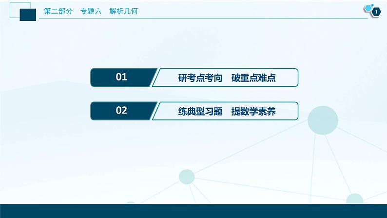 高考数学二轮专题复习六第4讲　圆锥曲线中的最值、范围、存在性问题02