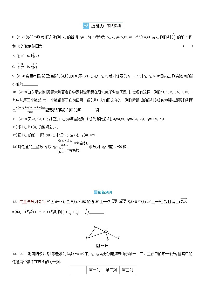 全国统考2022版高考数学大一轮复习第6章数列第4讲数列求和及数列的综合应用2备考试题（含解析）02
