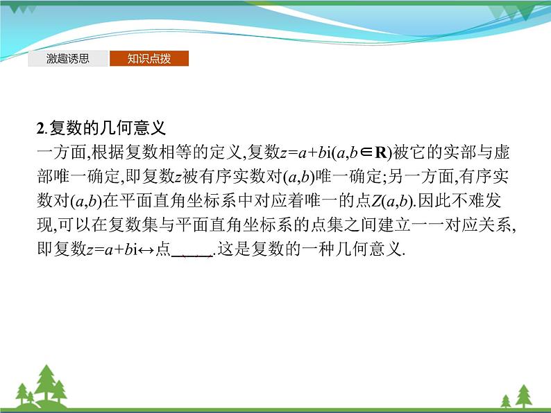 新人教B版 必修4 新教材高中数学第十章复数10.1.2复数的几何意义优质课件05