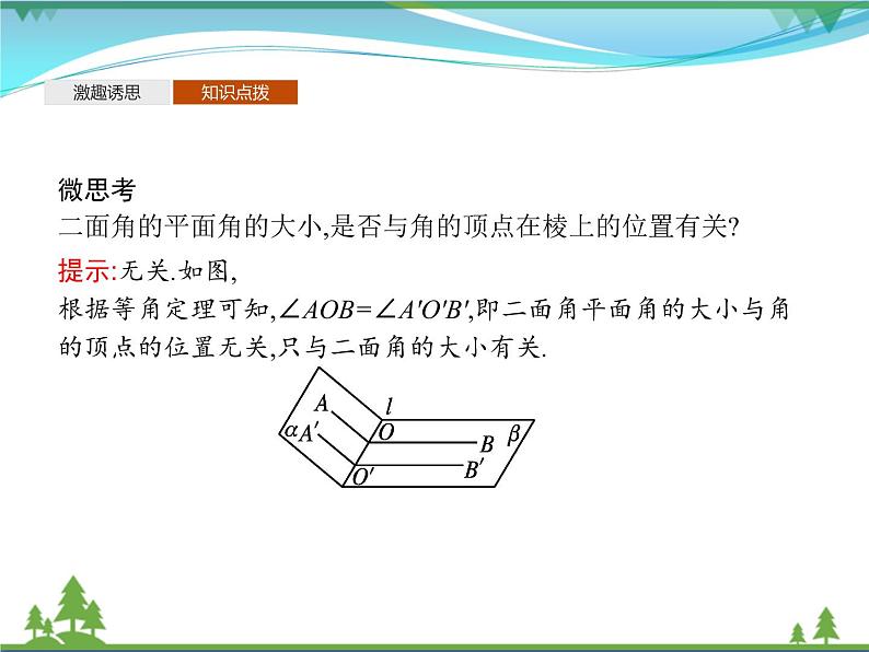 新人教B版 必修4 新教材高中数学第十一章立体几何初步11.4.2平面与平面垂直优质课件08