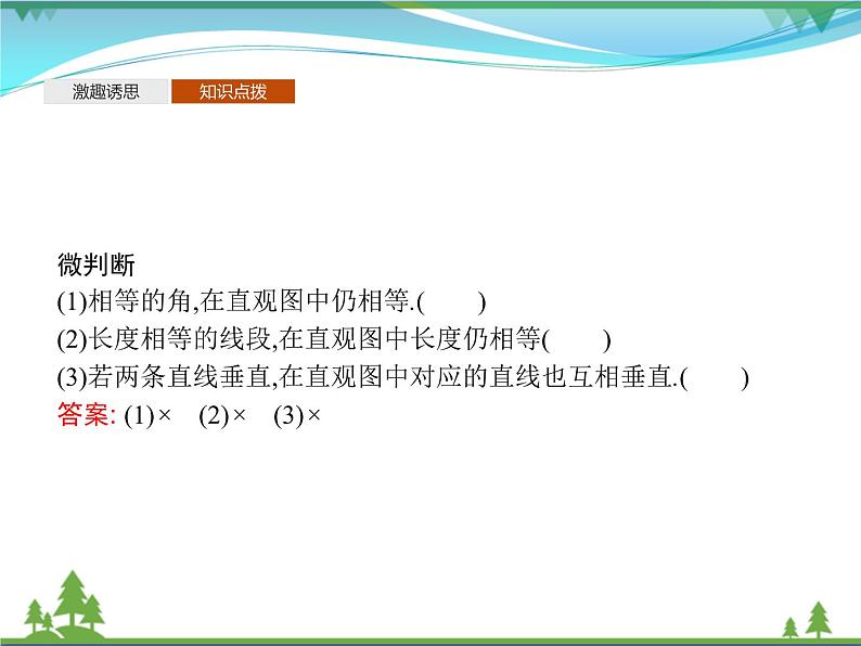 新人教B版 必修4 新教材高中数学第十一章立体几何初步11.1.1空间几何体与斜二测画法优质课件08