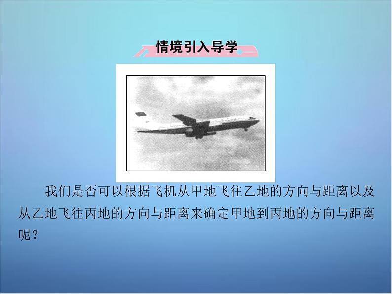 新人教B版高中数学必修四 2.1.2向量的加法课件05