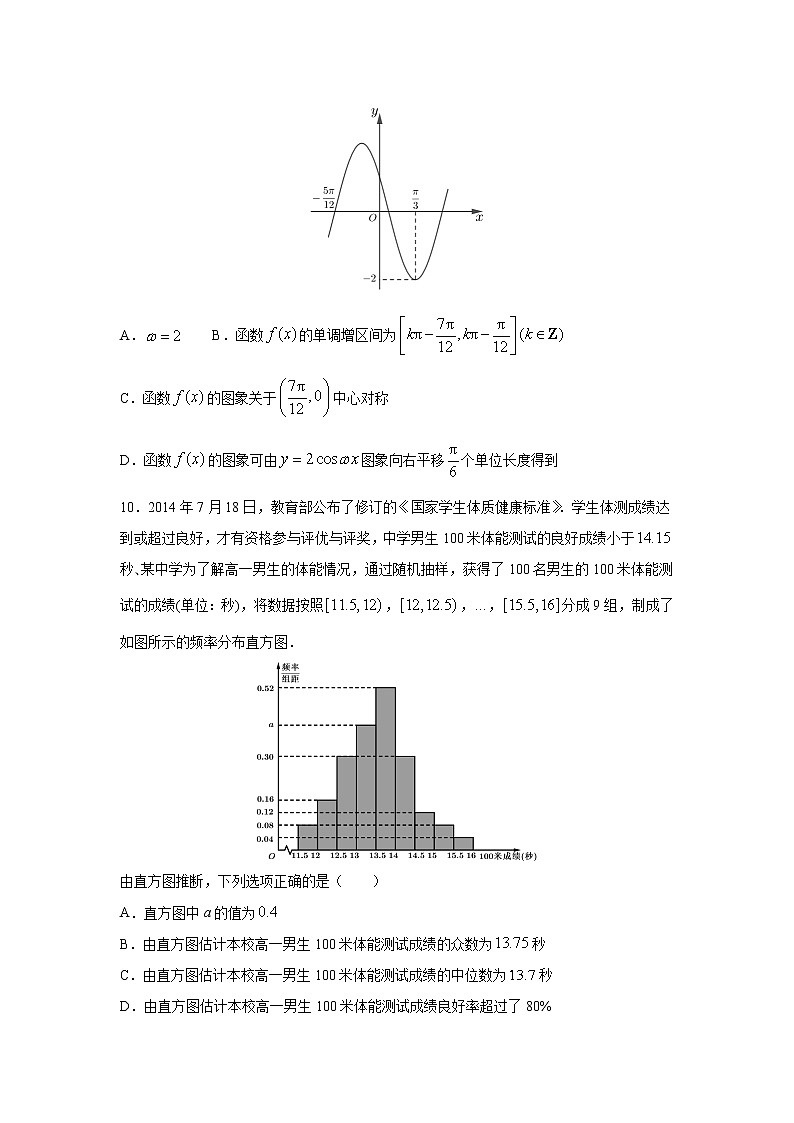 （新高考地区专用）2021届高考考前冲刺卷 数学（二）第3页