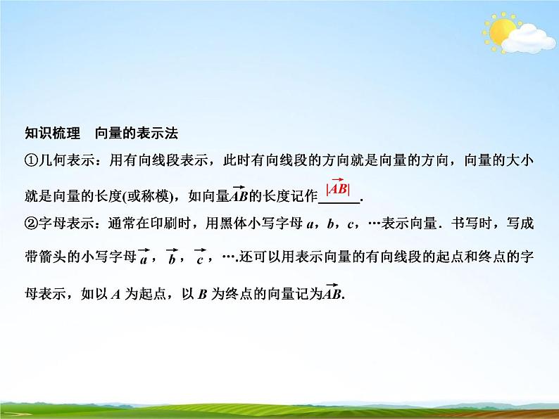 人教A版高中数学必修第二册《6.1 平面向量的概念》教学课件PPT优秀公开课第7页