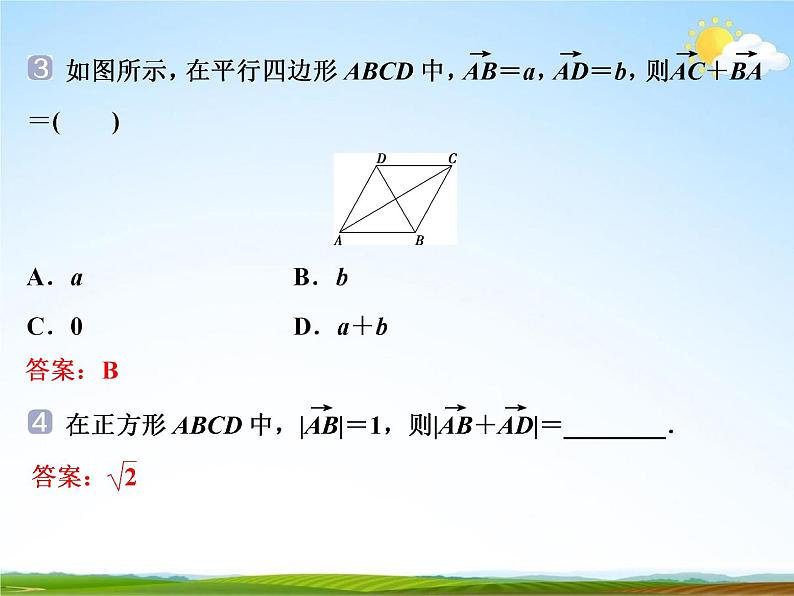 人教A版高中数学必修第二册《6.2.1向量的加法运算》教学课件PPT优秀公开课08