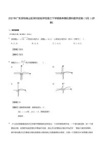 2021年广东深圳南山区深圳实验学校高三下学期高考模拟理科数学试卷（5月）答案